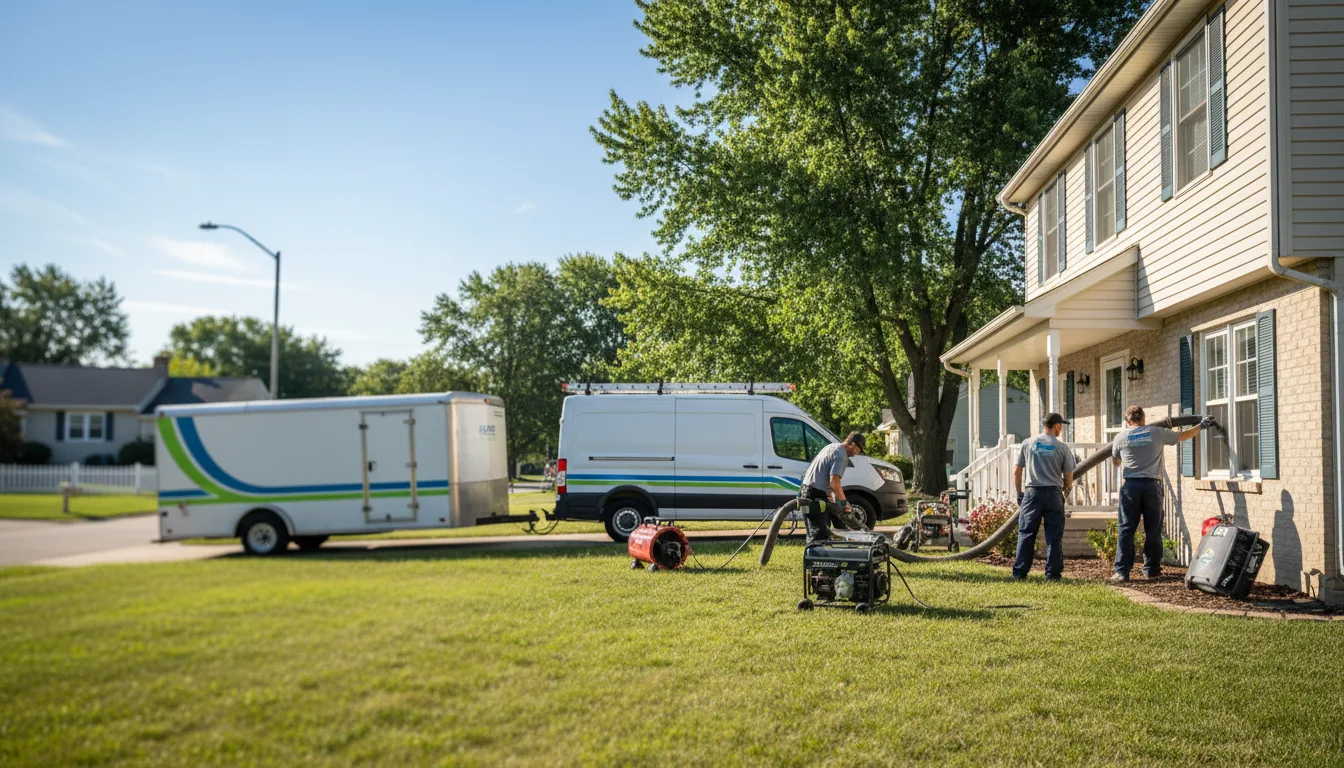 Flooded Basement Restoration And Cleanup With Repair in Lacona, IA near me